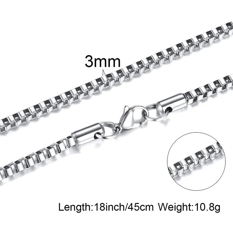 TitanLink Corrente de Aço Inoxidável Masculina